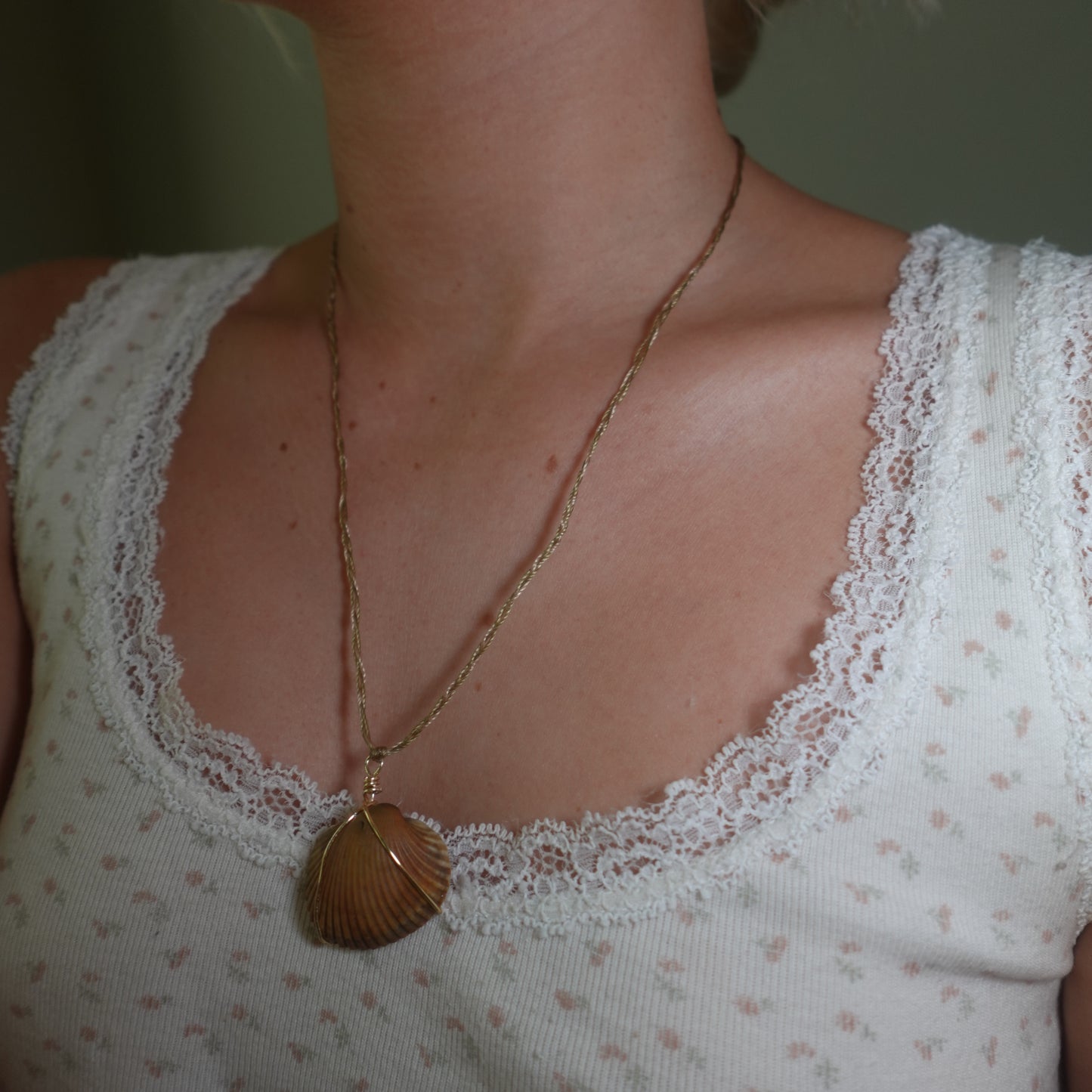 Brown Shell Necklace