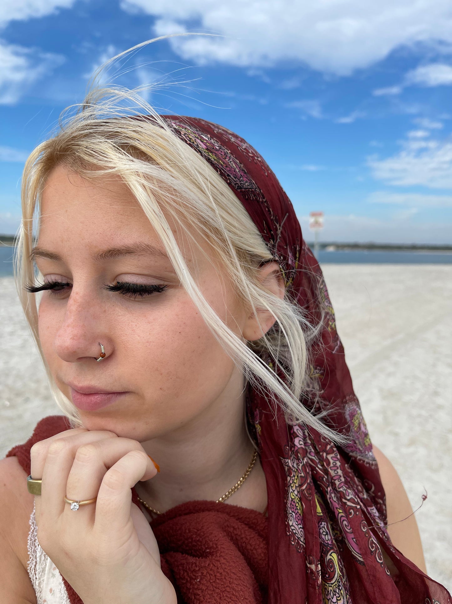 Beaded Nose Rings