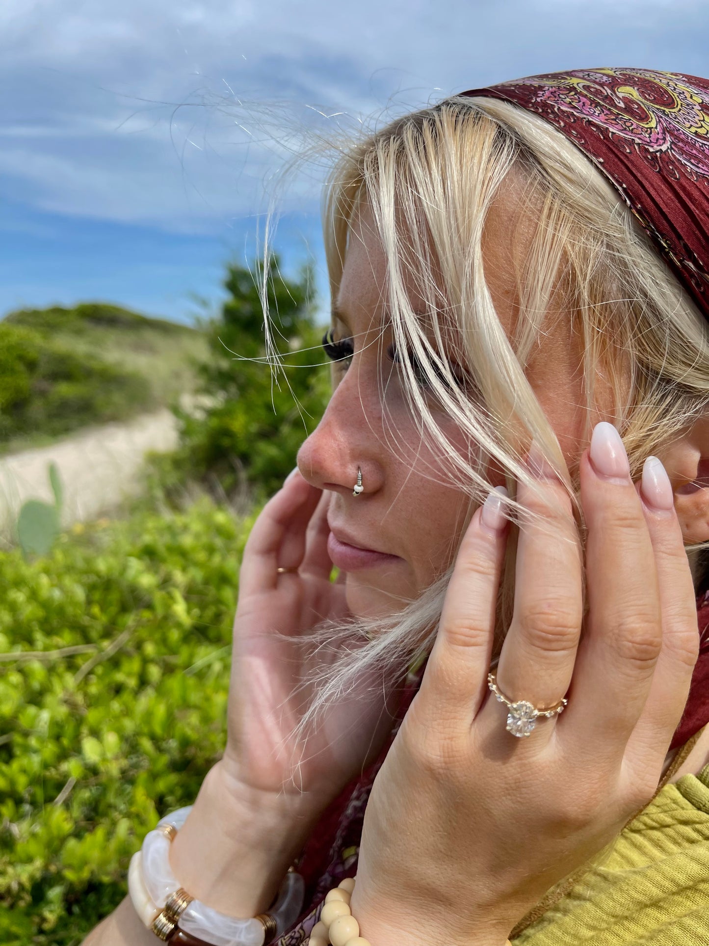 Beaded Nose Rings